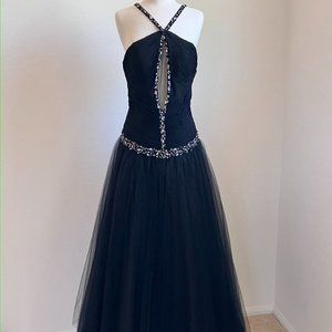 Midnight Moonlight Jewel Dress